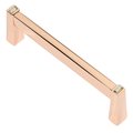 Wisdom Stone Long Island Cabinet Pull, 96mm 3-3/4in C to C, Rose Gold with Multi-Color Crystals 412196RG-MU